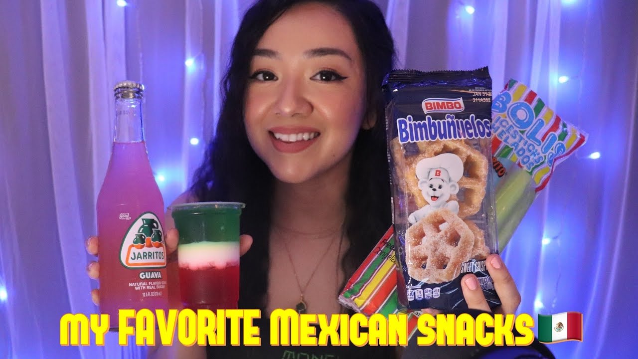 ASMR✨eating my FAVORITE Mexican snacks🇲🇽✨