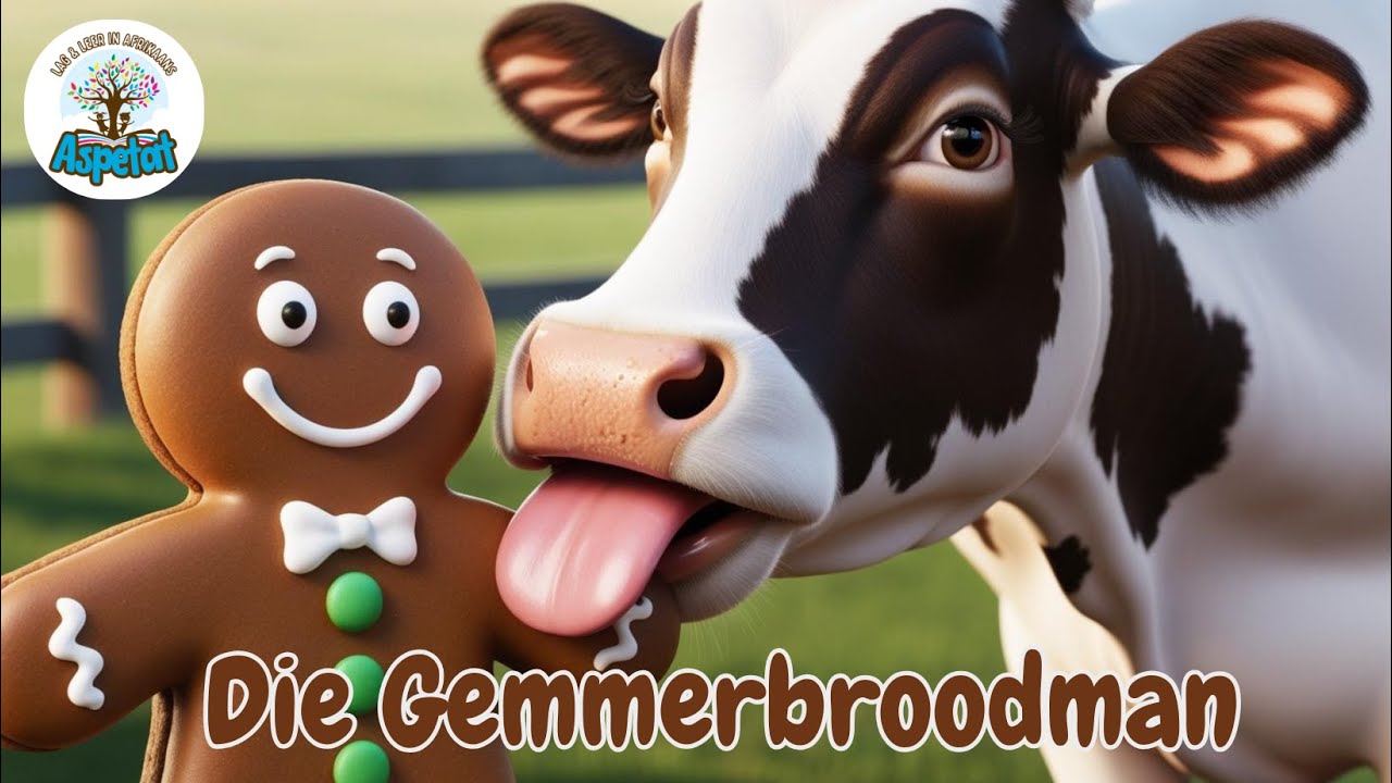 Die Gemmerbroodman | AFRIKAANS FAIRY TALES | Sprokies | Stories | Kinders | Gingerbread man |