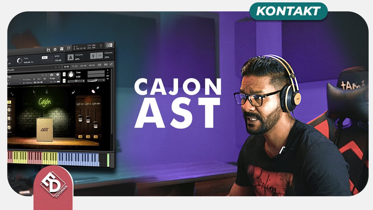 Cajon Loops 4 Gêneros  AST | Kontakt  | ED Tutoriais