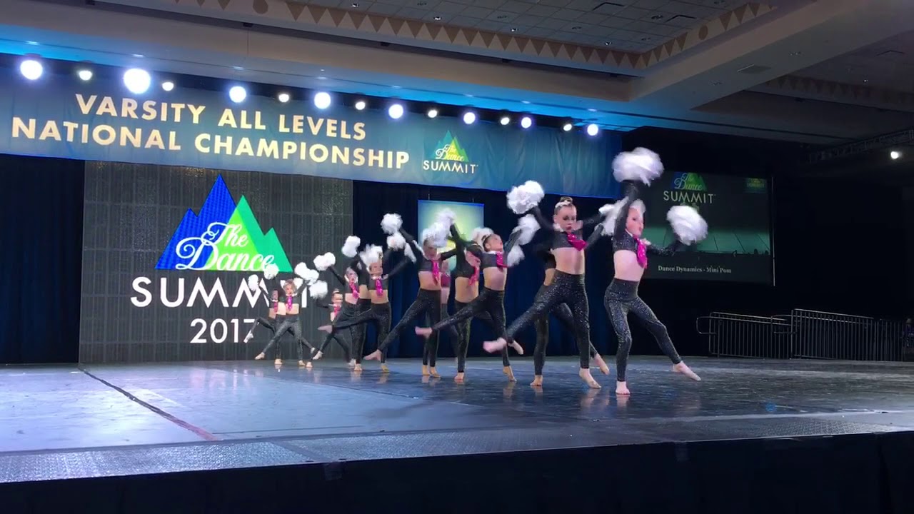 Dance Dynamics Mini Team Pom Dance Summit 2017