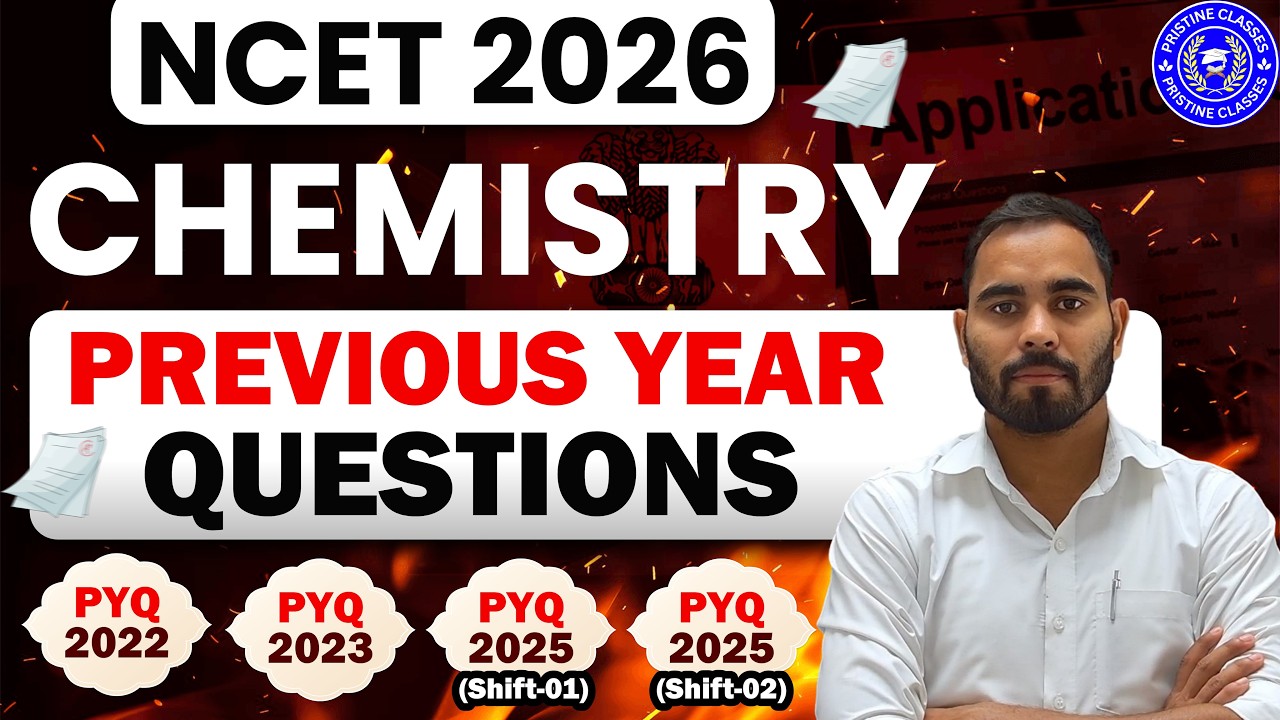 NCET Chemistry PYQ One Shot🔥| NCET 2026 Chemistry | NCET Chemistry 2026 | NCET 2026 | NCET ITEP 2026