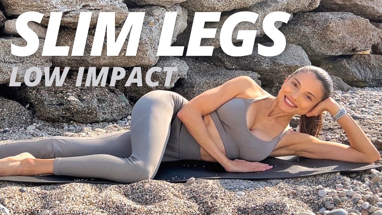 SLIM LEGS workout / Low impact / Juli Kruchkova/ Knees friendly / no squats / no jumps
