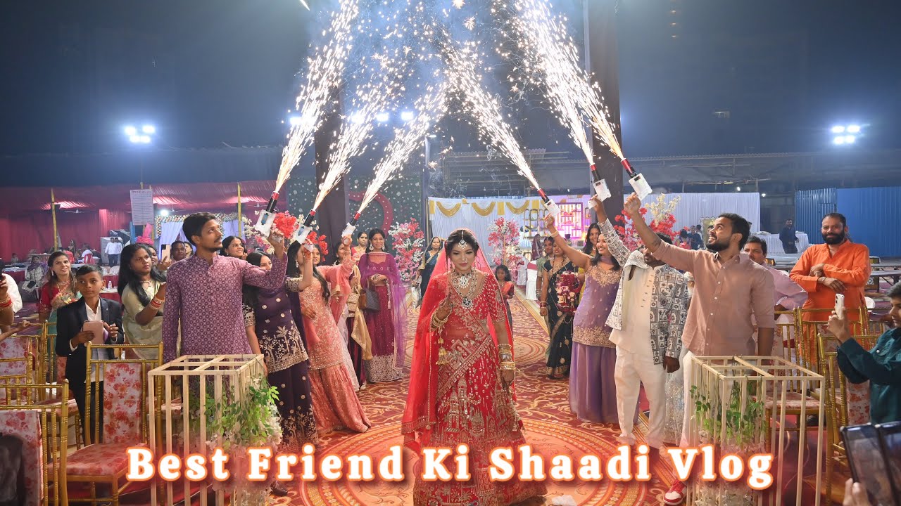Meri Best Friend Ki Shaadi 💍😭 | Full Wedding Vlog | Bride Entry, Dance & Masti