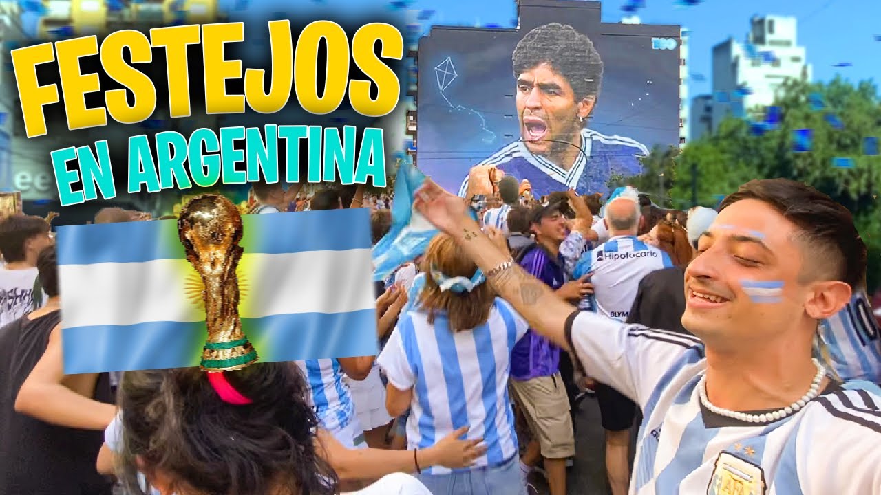 FESTEJOS ARGENTINA CAMPEON DEL MUNDO!! *Caminata al obelisco*