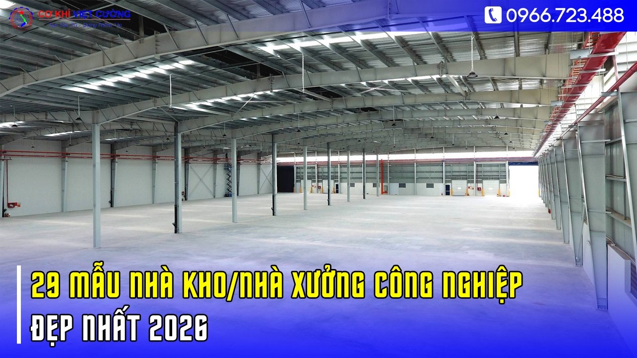 29 mẫu nhà kho và xưởng công nghiệp đẹp nhất 2023
