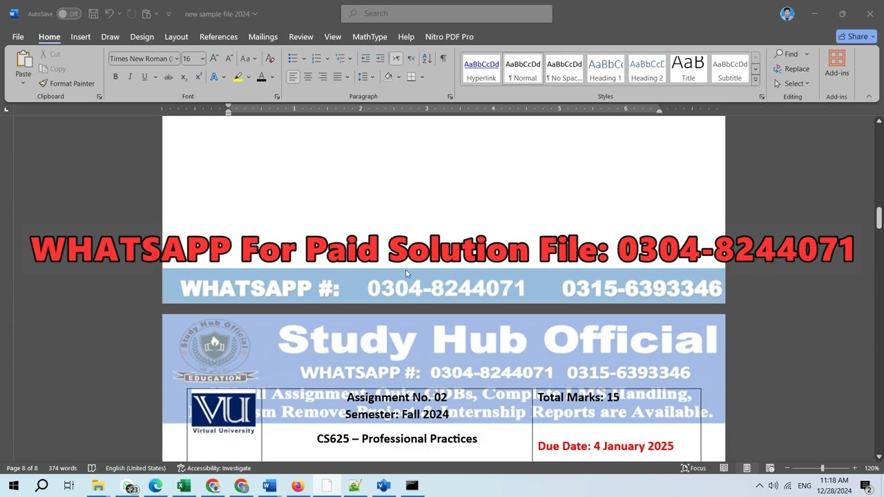 CS625 Assignment 2 100% Correct Solution Fall 2024, CS625 Assignment 2 Solution FALL 2024, CS625 A2
