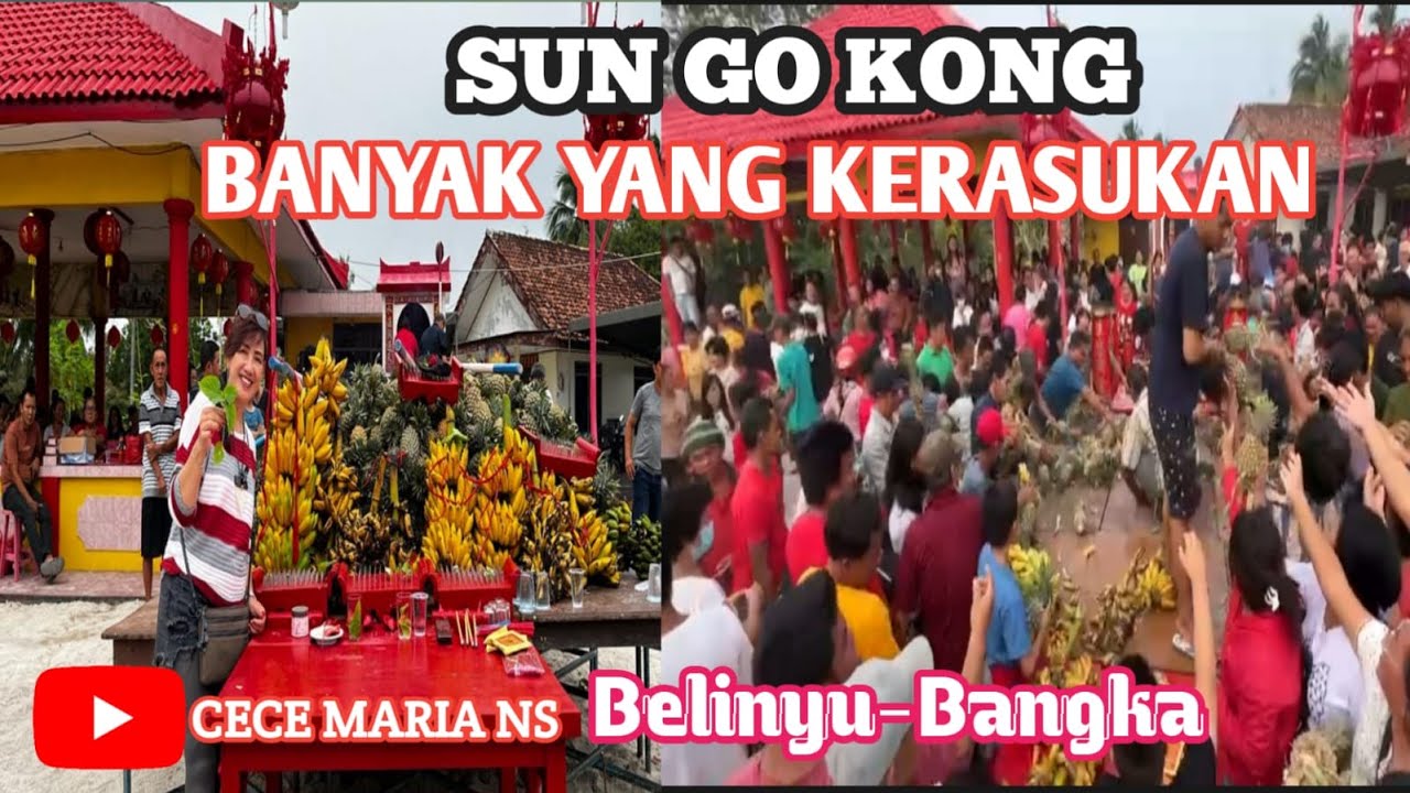 Acara sun go kong di Belinyu banyak yang kerasukan