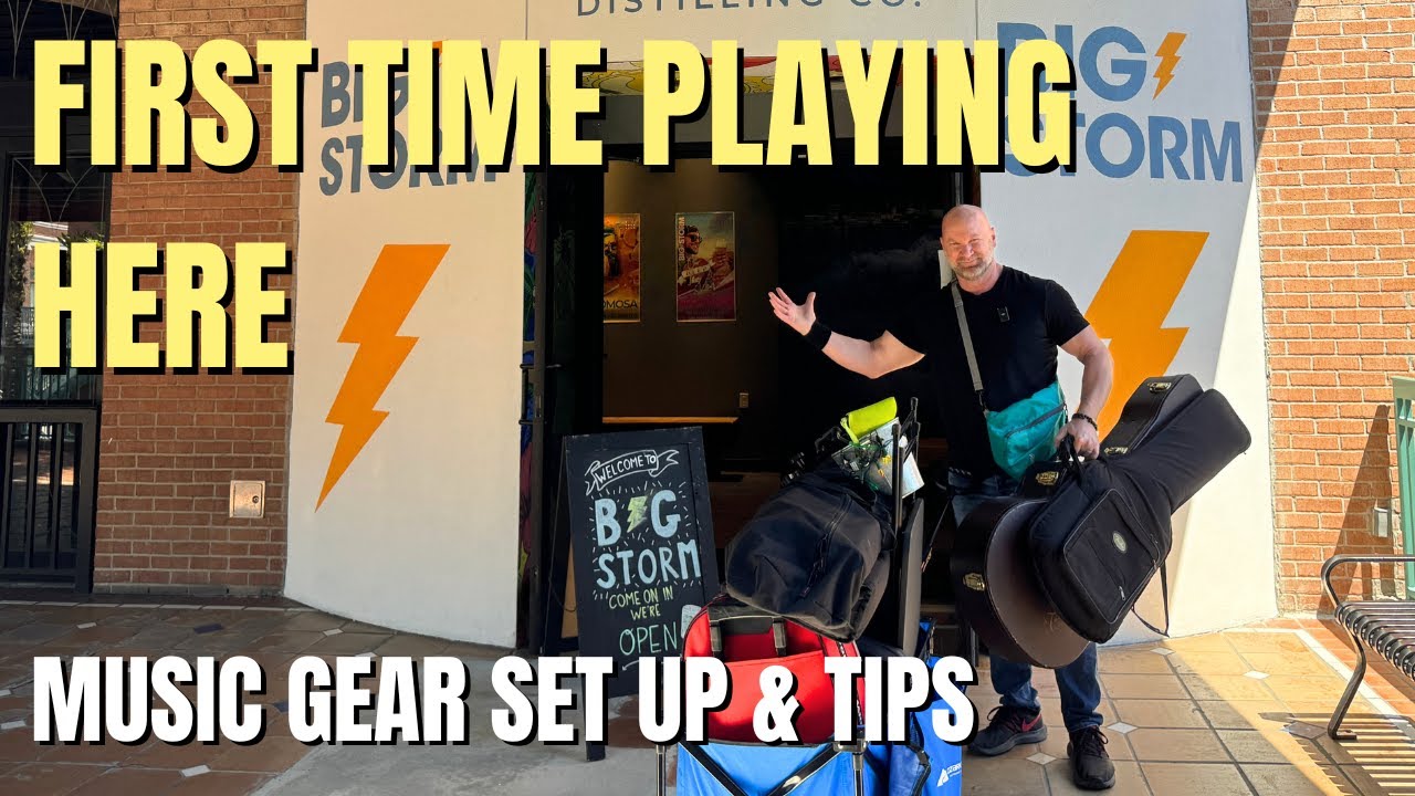 Solo Acoustic Gig at Big Storm Brewing in Ybor City - Gear Talk & Tips