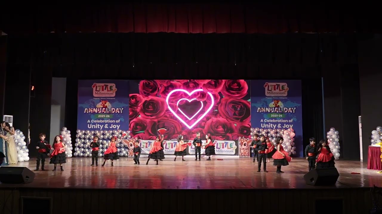 💃 KG-1 Spanish-Themed Dance | Little Millennium Mahalaxmi Nagar | Annual Function 2025-26 💃