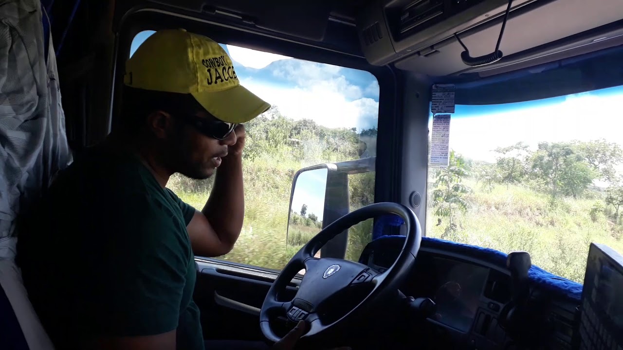 🚛Descendo no controle do Scania automático(aula)