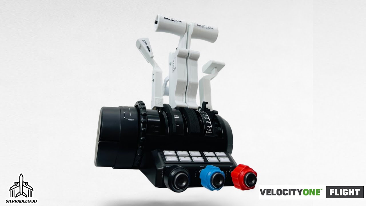B737 Throttle Levers Addons for Turtle Beach VelocityOne Flight Control System- Sierradelta3D
