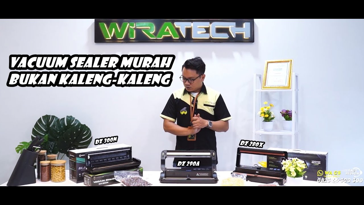 MESIN VACUUM SEALER : BISA KERING JUGA BASAH, TONTON SAMPAI HABIS!!!