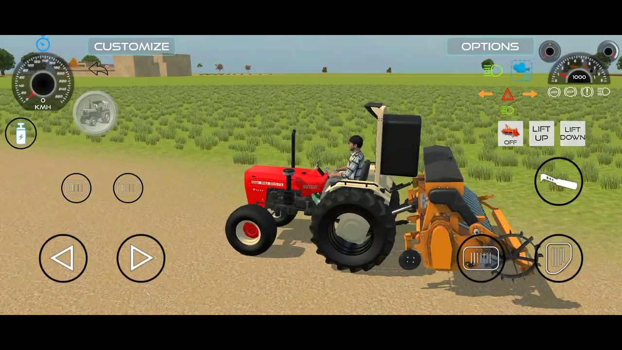 Trackter farming 