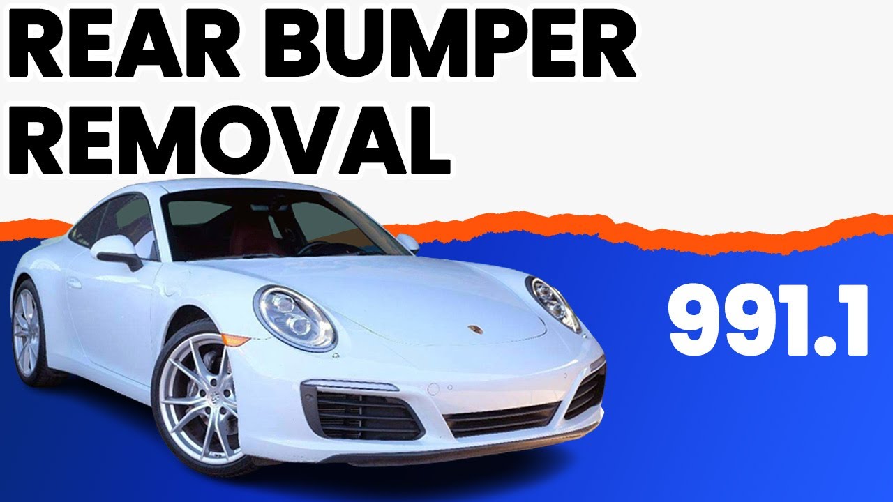 Porsche 991.1 Carrera Rear Bumper Removal (2012 - 2016)