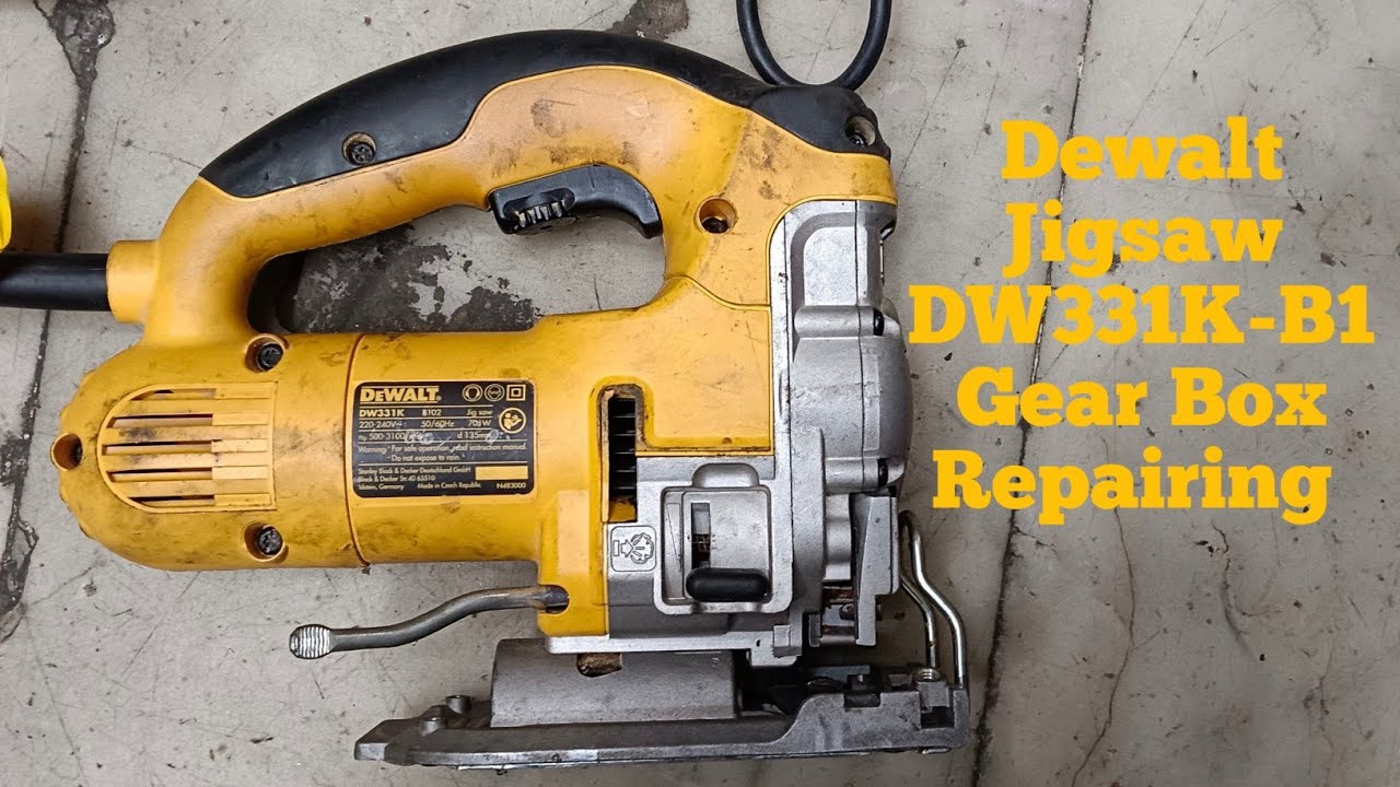 Dewalt Jigsaw DW331K Gear Fittings and Repairing| How to Repair Dewalt jigsaw Machine