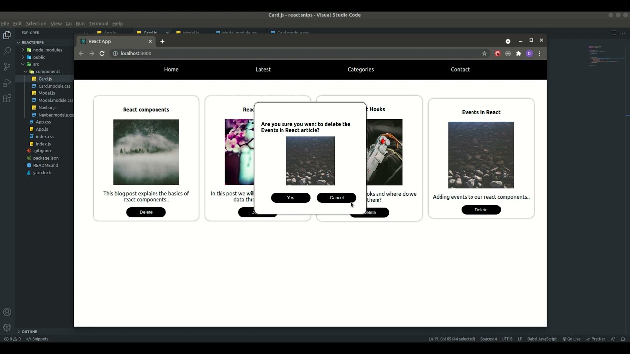 ReactJS - Adding and managing State with React (useState hook)