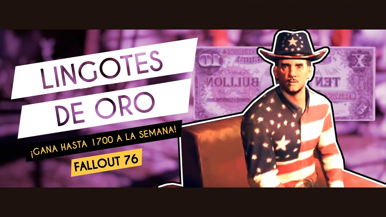 🧰》 Dónde farmear LINGOTES DE ORO (hasta 1.700 a la semana) | Fallout 76