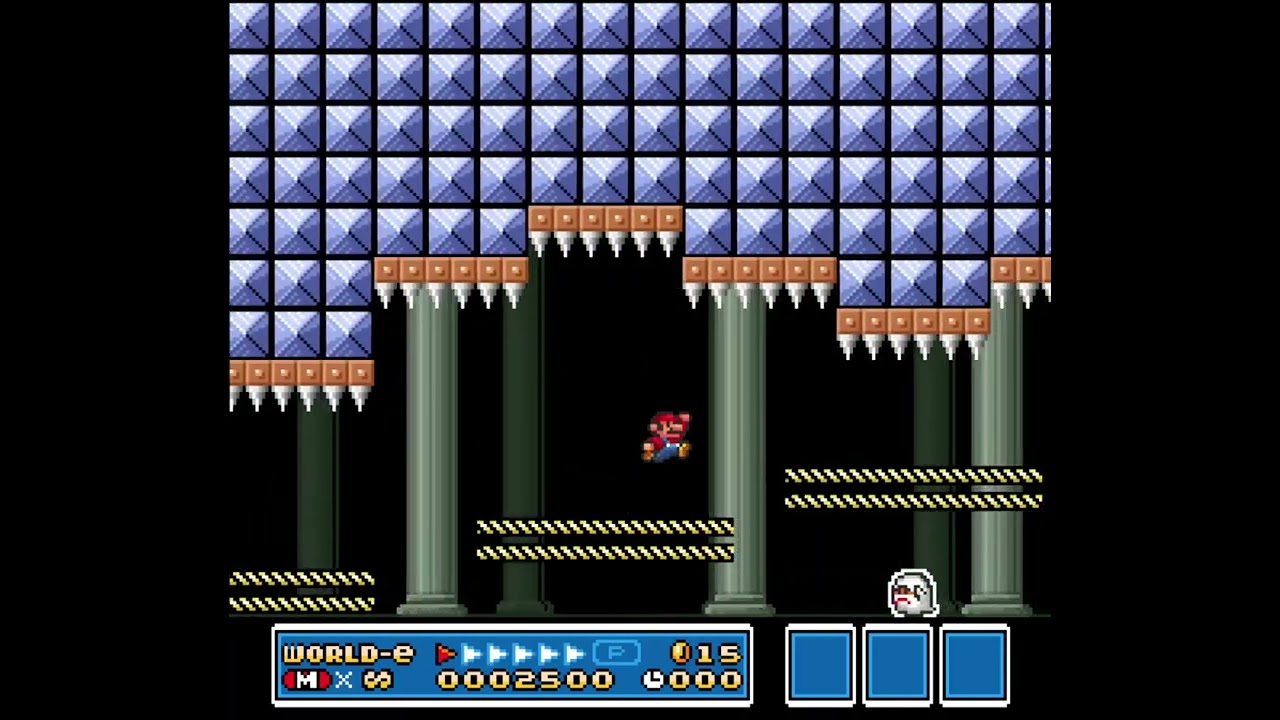 Conveyor Spike Corner | SMAS SMB3 Custom Level