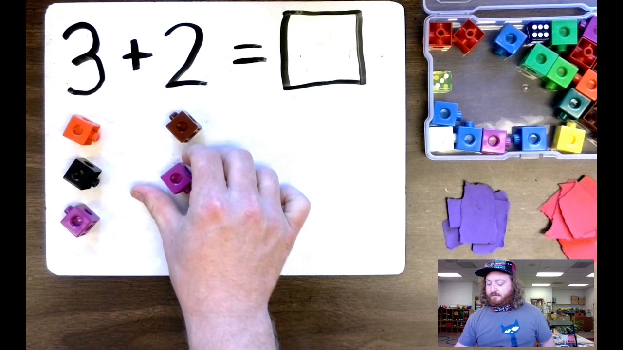 3 + 2 | Adding Up To 5 | Addition | Kindergarten Math | Virtual Learning