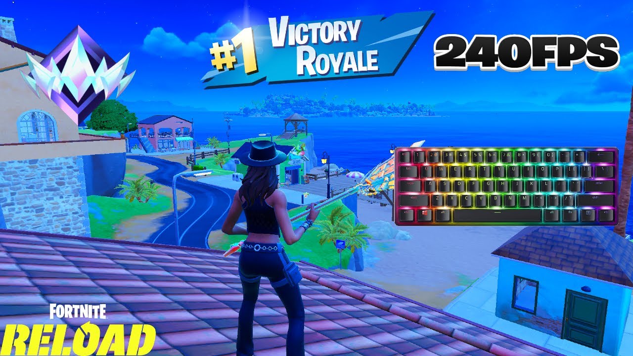 Fortnite Unreal Ranked Reload On PC {Keyboard & Mouse Gameplay} 240FPS 4K