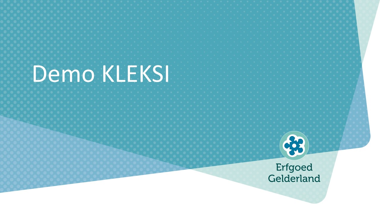 Demo KLEKSI | KLEKSI informatiebijeenkomst