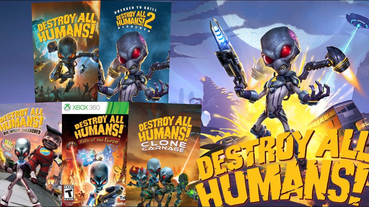 Ranking EVERY Destroy All Humans From WORST TO BEST! (Top 5 Games Including Reprobed!)