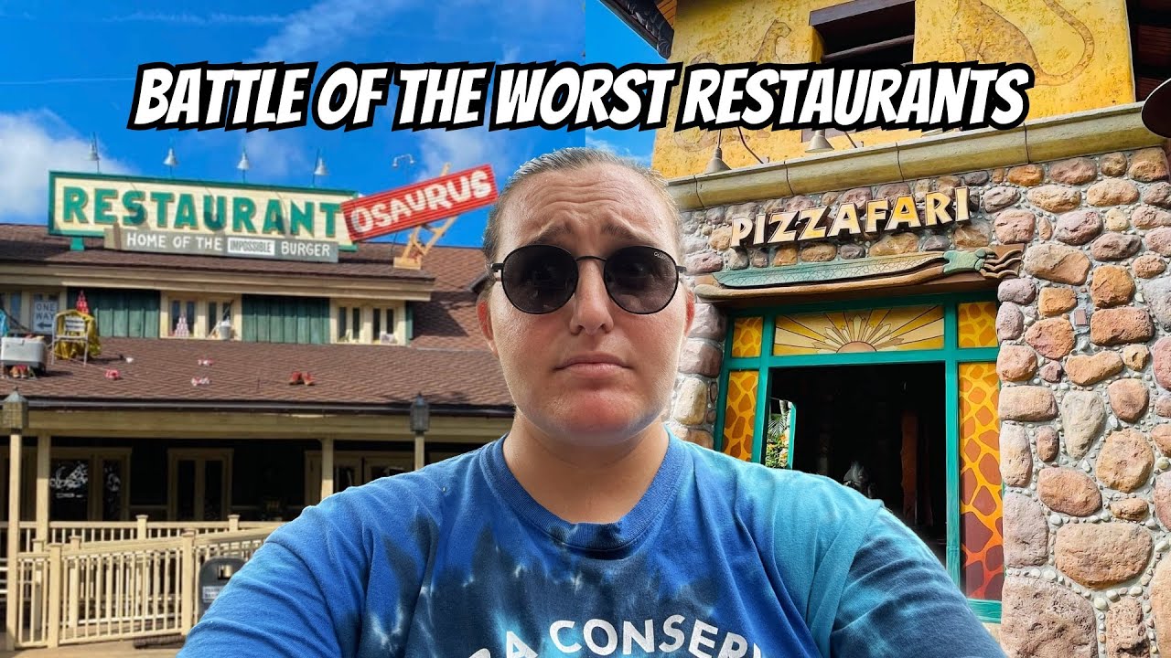 Eating at Disney&rsquo;s Animal Kingdom&rsquo;s WORST-RATED Restaurants: Restaurantosaurus vs. Pizzafari