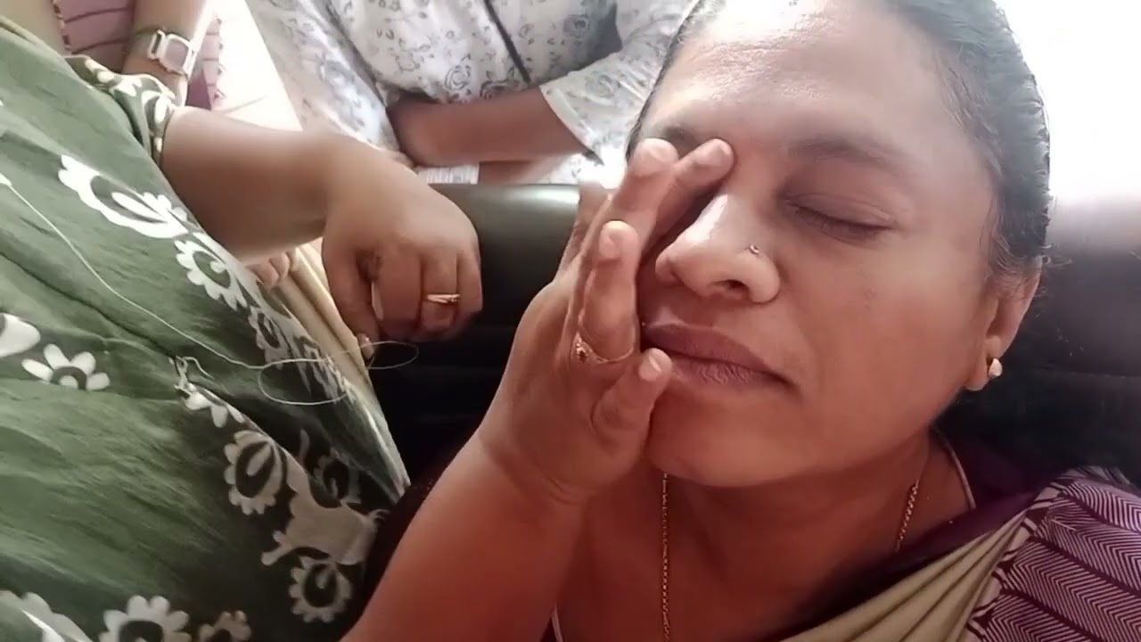 How to make eyebrows threading easily/#RamyaKTS