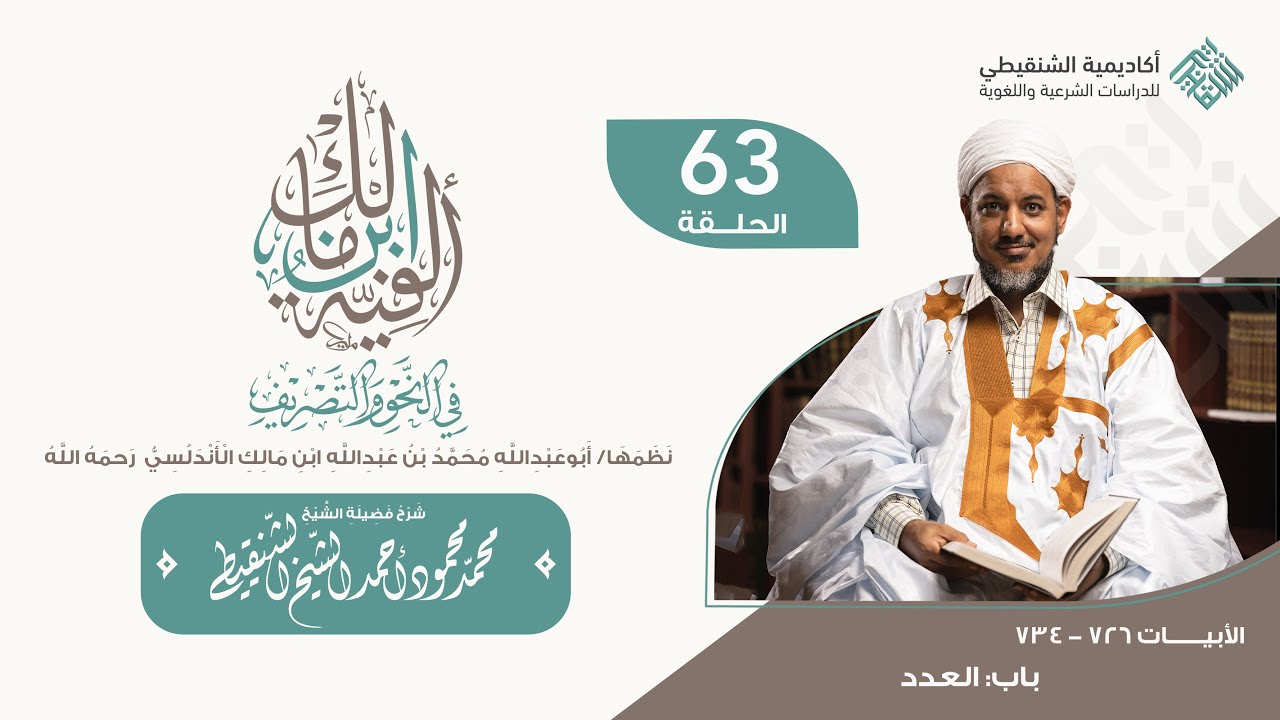 شرح ألفية ابن مالك||63 - العدد || الشيخ محمد محمود الشنقيطي