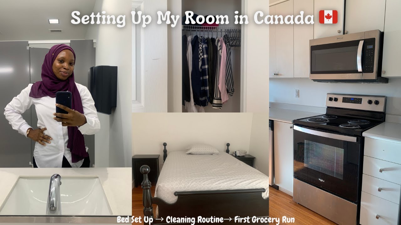 Setting Up My Room in Canada 🇨🇦