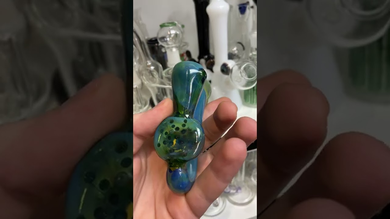 Leash glass unique shaped dry piece