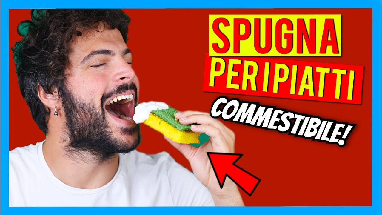 Spugna per i piatti COMMESTIBILE | Cucina Buttata