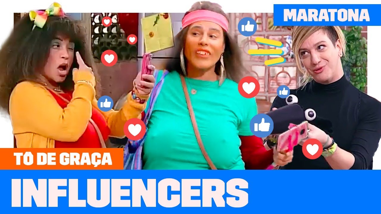 MARATONE os MOMENTOS da Graça e Briti como influenciadoras! | Tô De Graça | Humor Multishow