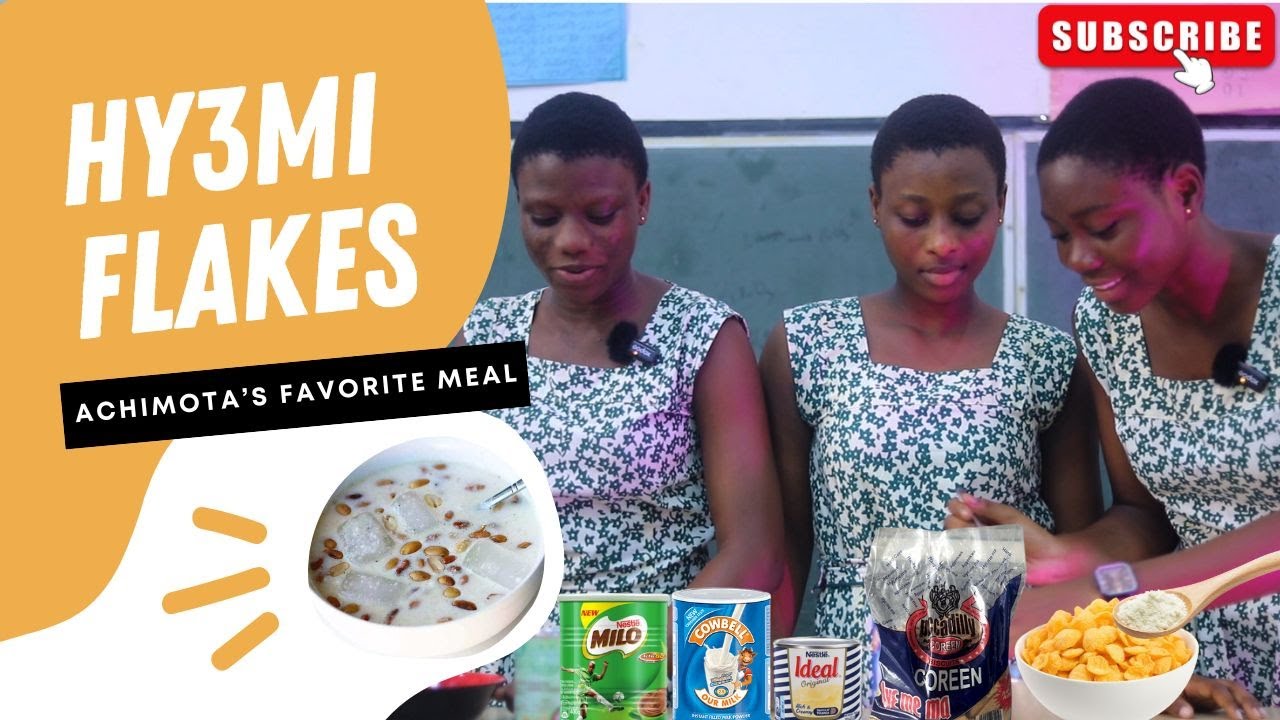 How To Prepare Achimota's Favorite Meal.....HY3MI FLAKES