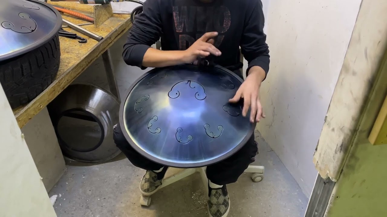 F astronaut 432 hz frog drum #handpan #steeltonguedrum #percussion #ravvast #meditation #hang
