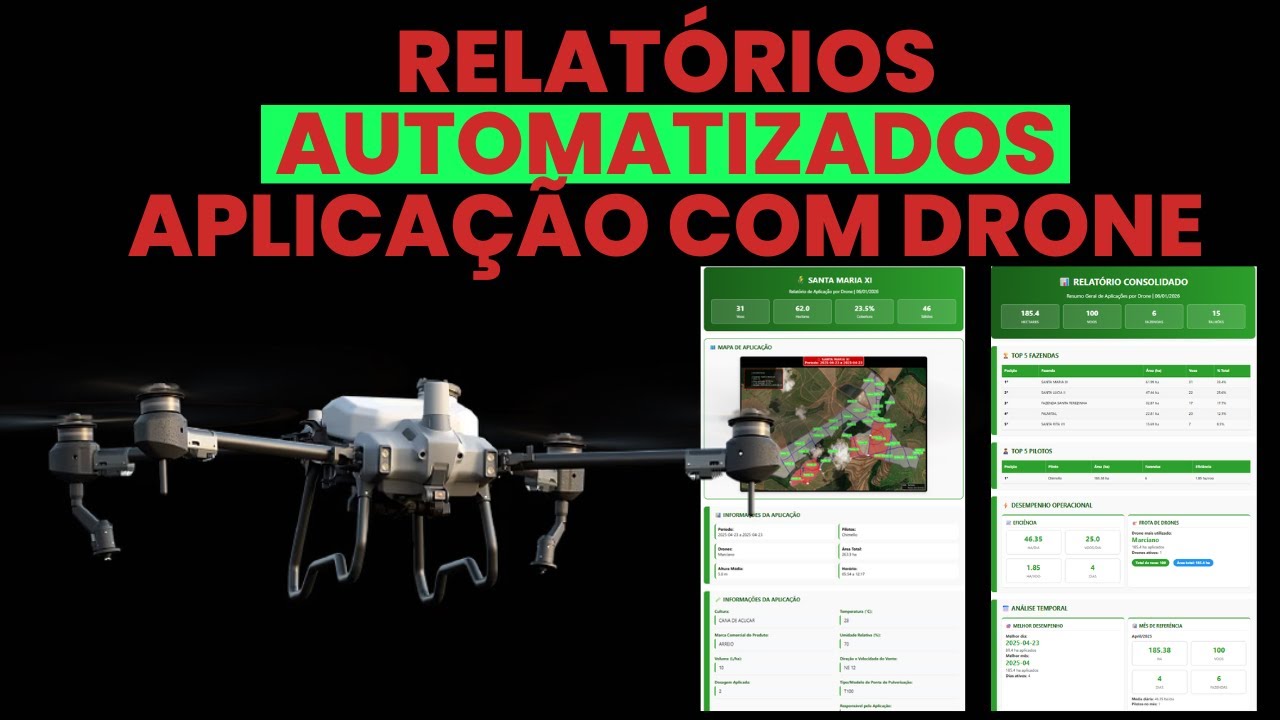 Aplicativo que Gera Mapas e Relatórios Automáticos para Drones de Pulverização