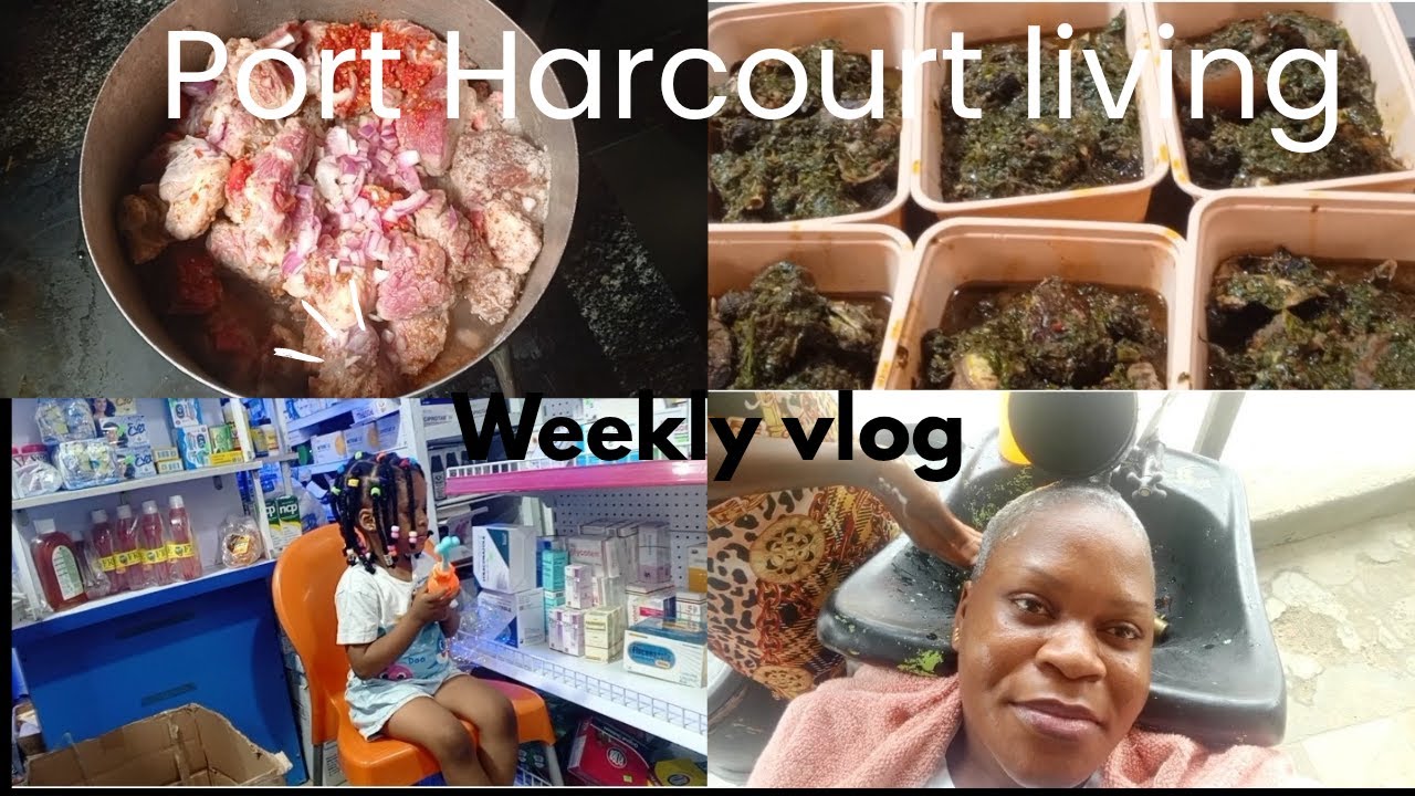 Weekly vlog, Port Harcourt living /afang soup, bulk cooking/mini haul, lifewithDorisT