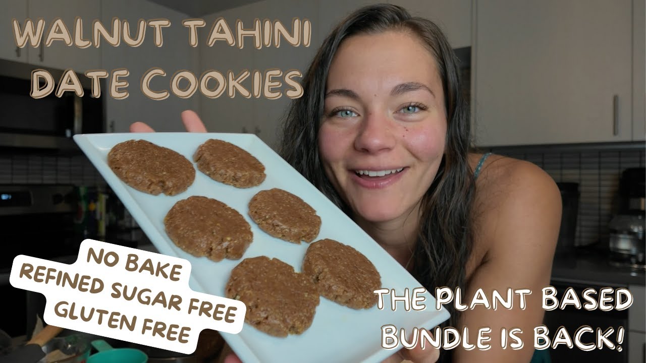 Walnut Tahini Date Cookies + The Plant Based Bundle is Back!