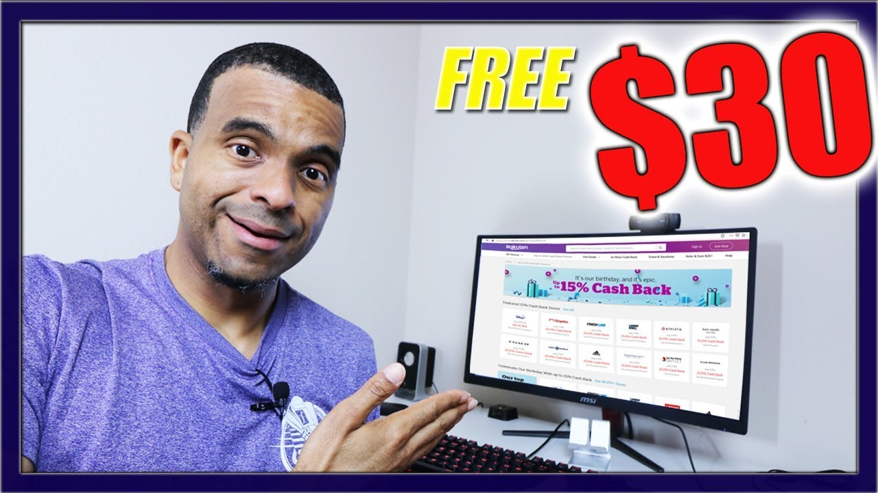 How to Earn $30 from Rakuten + 15% Cash Back Promotion