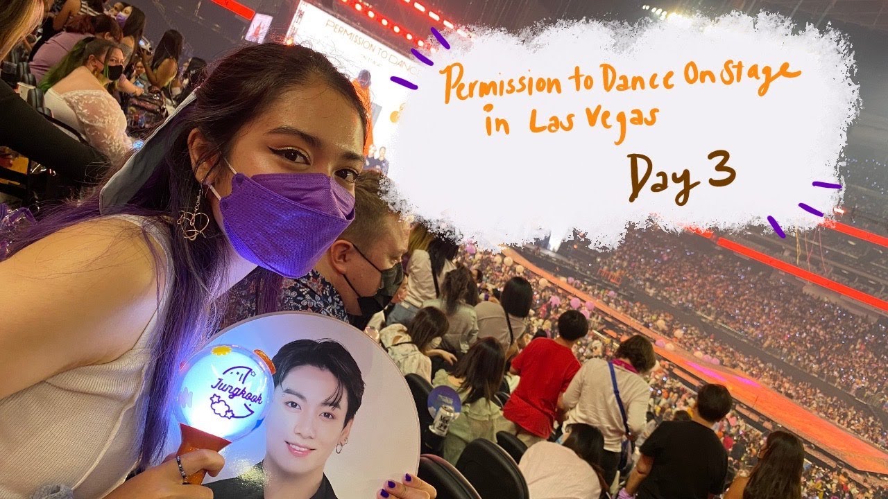 permission to dance on stage in las vegas DAY 3 🧡 || 4/15/2022 CONCERT VLOG (4K)