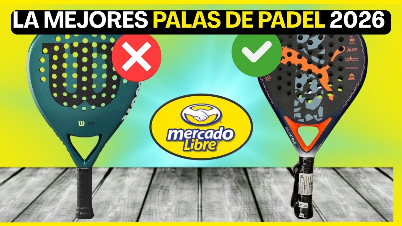 Las Mejores 5 Palas de P&aacute;del 2026 👉 Intermedio / Avanzado (Calidad-Precio REAL)