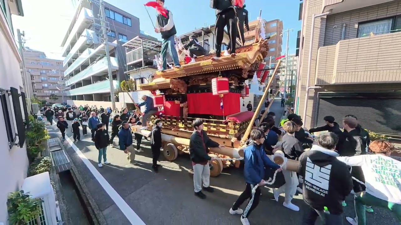 御影平野區地車_260308三星稲荷例大祭_町内1