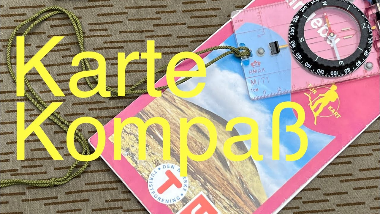 Karte Kompass - Karte einnorden