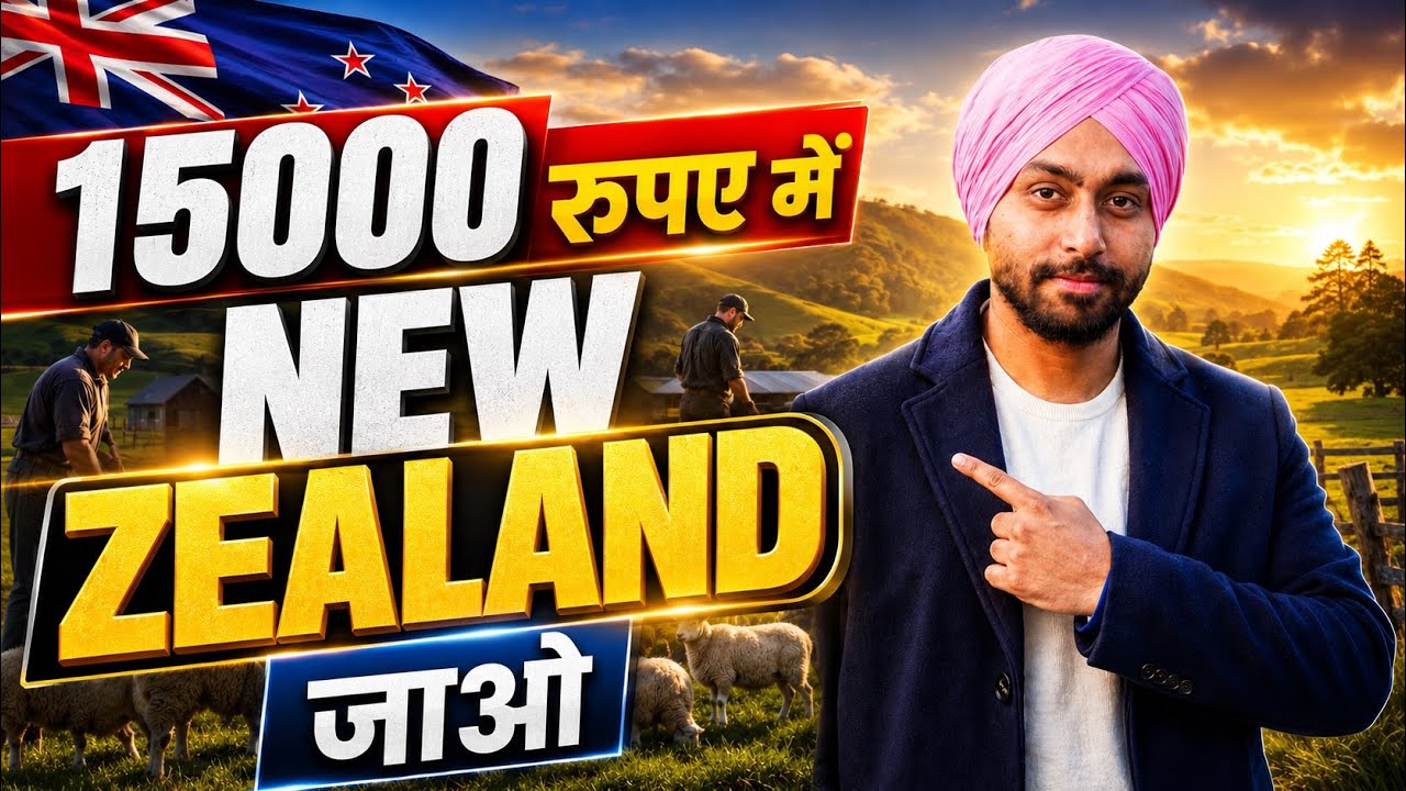 NEW ZEALAND WORK PERMIT VISA | 15000 INR COST ONLY | SEASONAL WORKER 3 YEAR