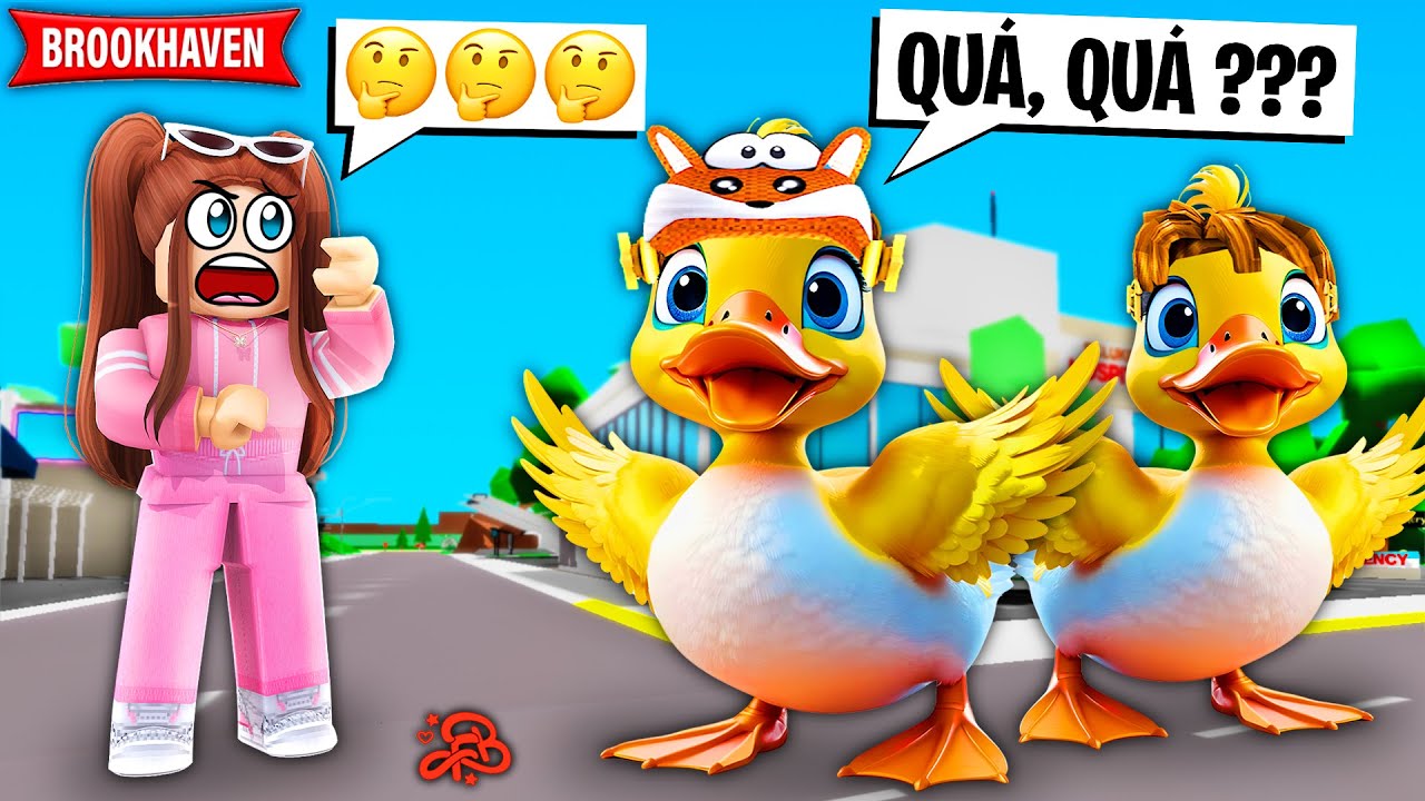 VIDA REAL DE UM PATINHO NO BROOKHAVEN *quá quá