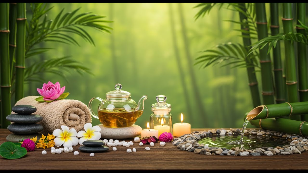 Soft Spa Piano 🌙 Deep Water Sounds for Relaxation, Stress Relief, Meditation & Sleep Healing