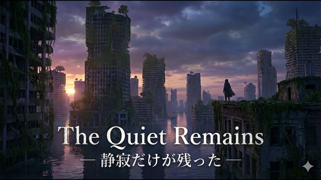 【作業用BGM】The Quiet Remains｜静寂だけが残った― 人が消えた廃都市、儚く美しいポストアポカリプス ―
