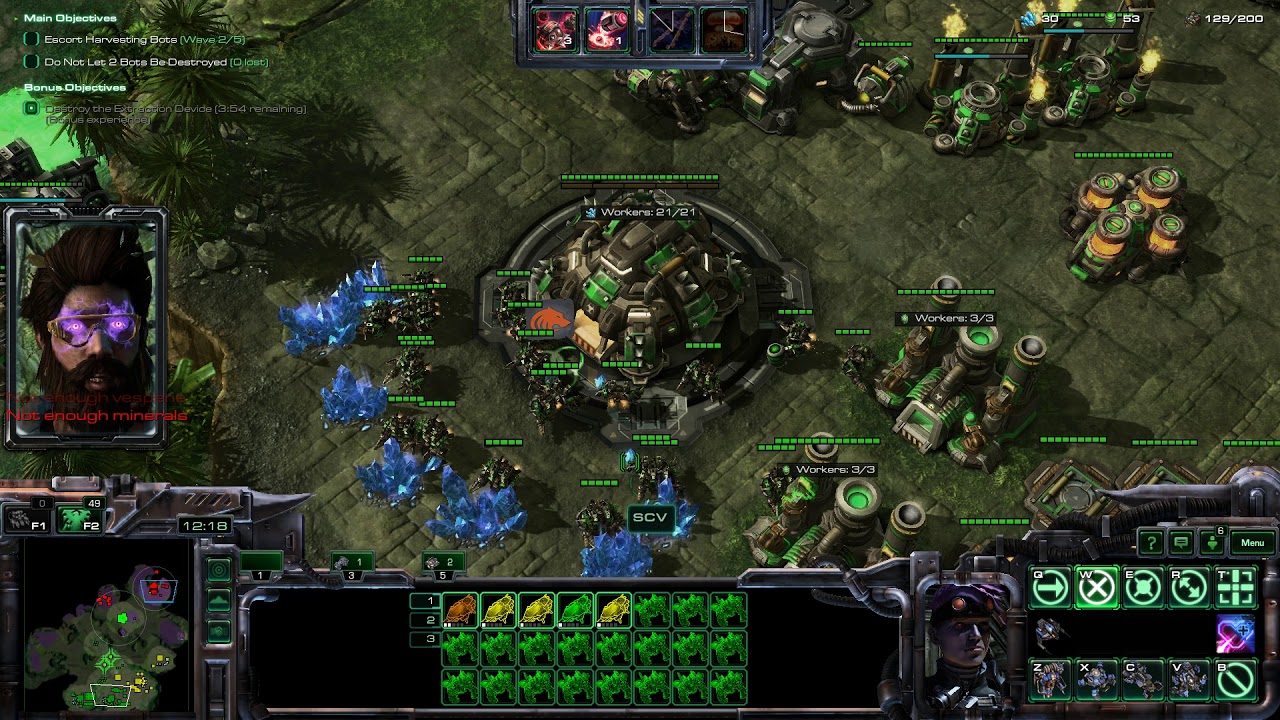 Starcraft 2 Co-Op Mist Opportunities Nice morning game