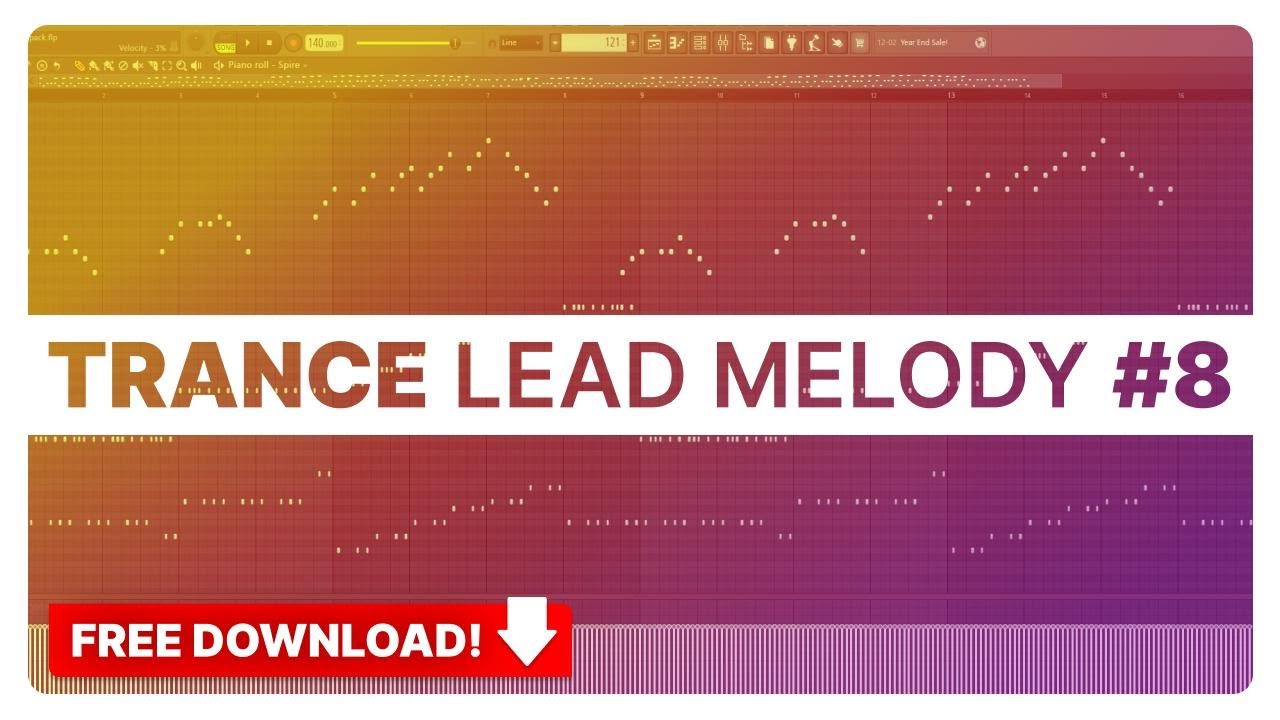 ▶ Trance Lead Melody in FL Studio #8 (Midi Free Download)