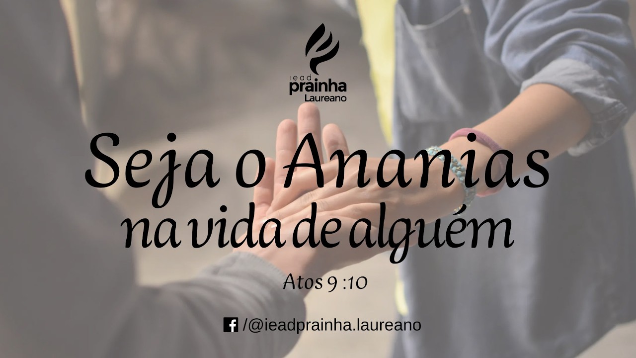 CULTO AO VIVO | 12/02/2026 - Seja o Ananias na vida de alguém -  Ld. Yngrid